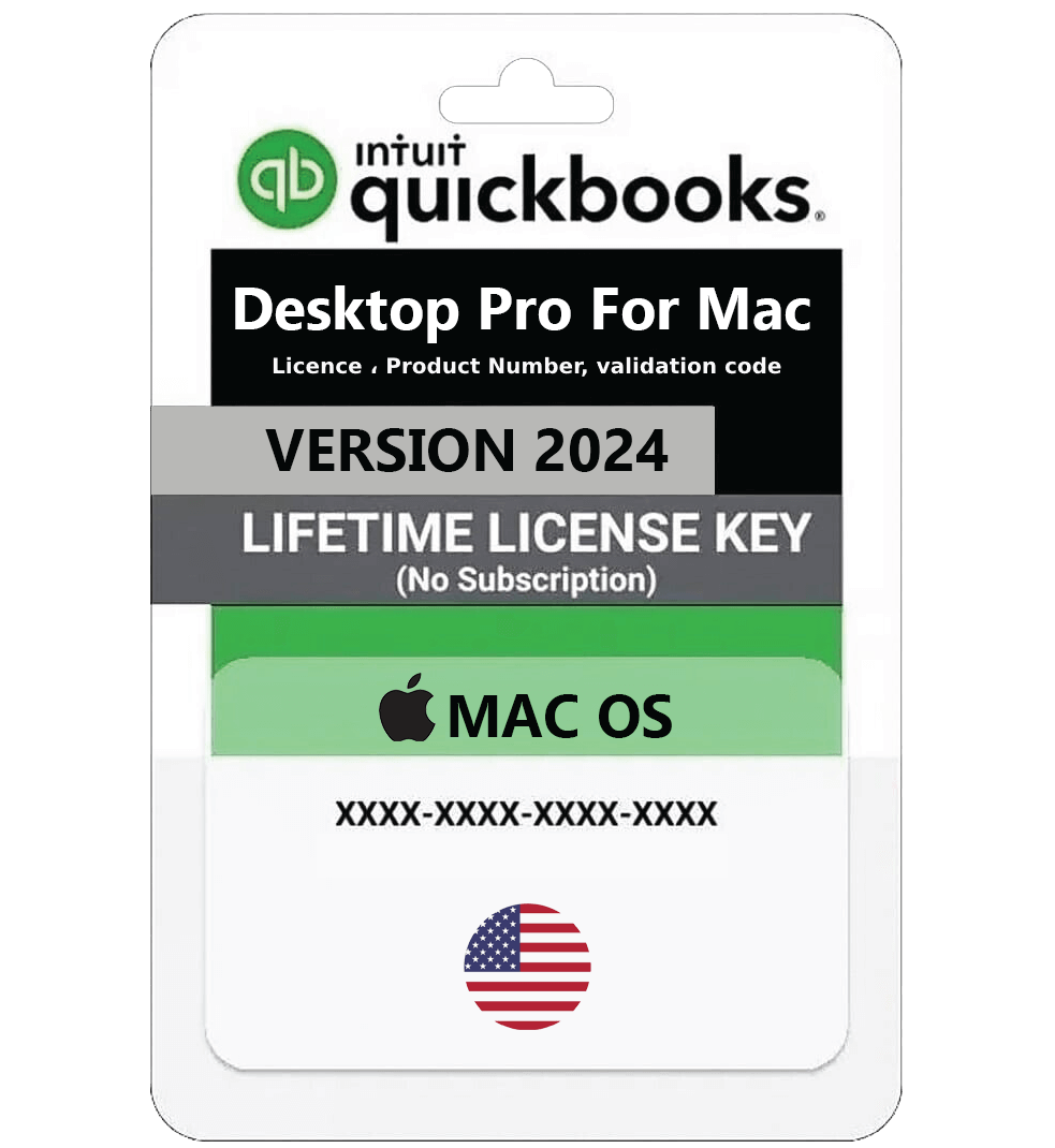QuickBooks Desktop Pro 2024 Mac (3users) One-Time Purchase