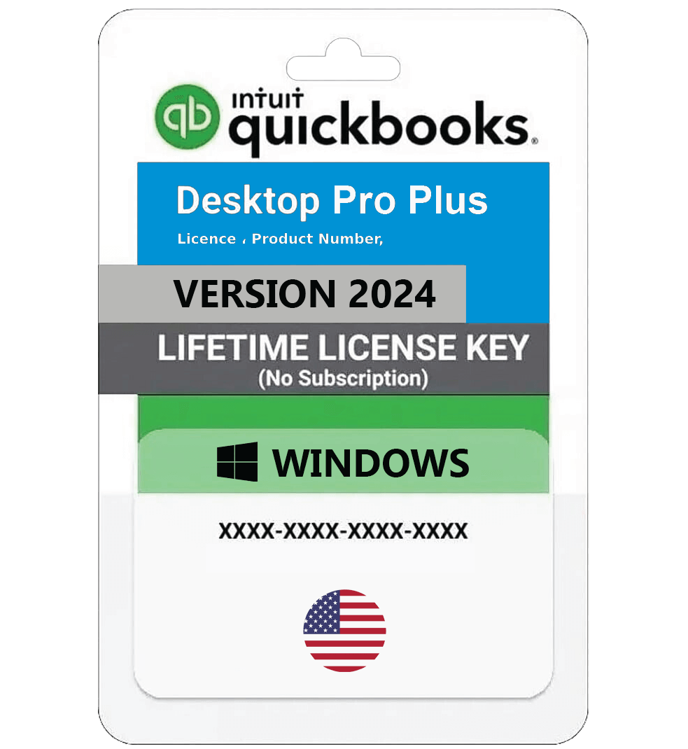 QuickBooks Desktop Pro Plus 2024 One-Time Purchase